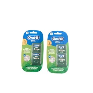 Oral-B Glide Scope Outlast Dental Floss Mint 2-Pack Value Set 174.8 Total Yards
